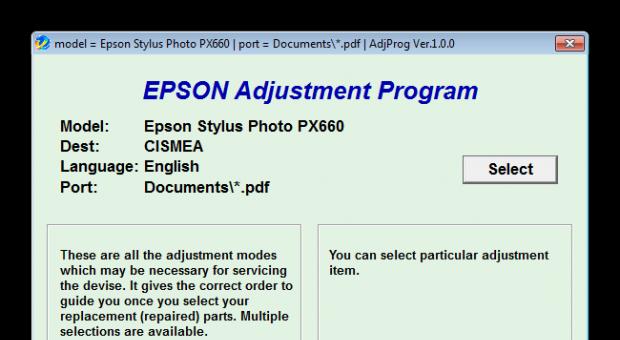 Программы для сброса памперса Epson